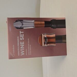 Bar Wine Set Aerated Preserve Rabbit